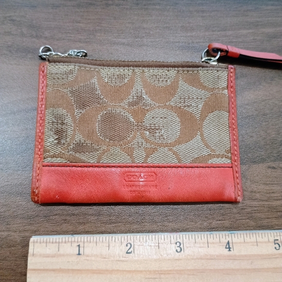 PROJECT Coach Brown and Red Card Holder - Picture 2 of 5